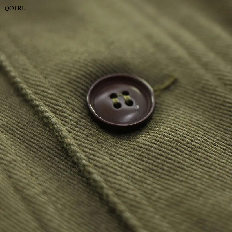 Retro Multi-Pocket Overshirt
