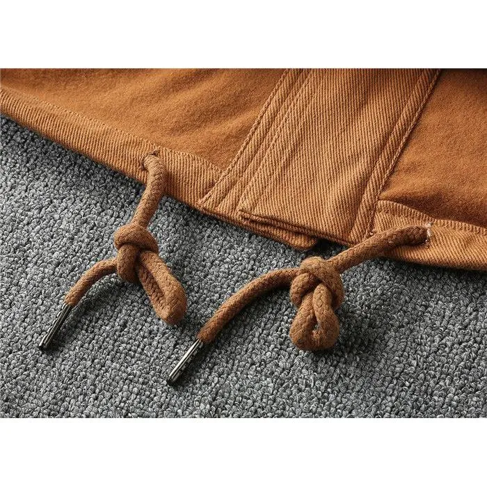 Retro Multi-Pocket Overshirt