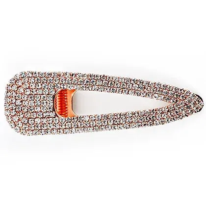 Rose Gold Large Rhinestone Clip