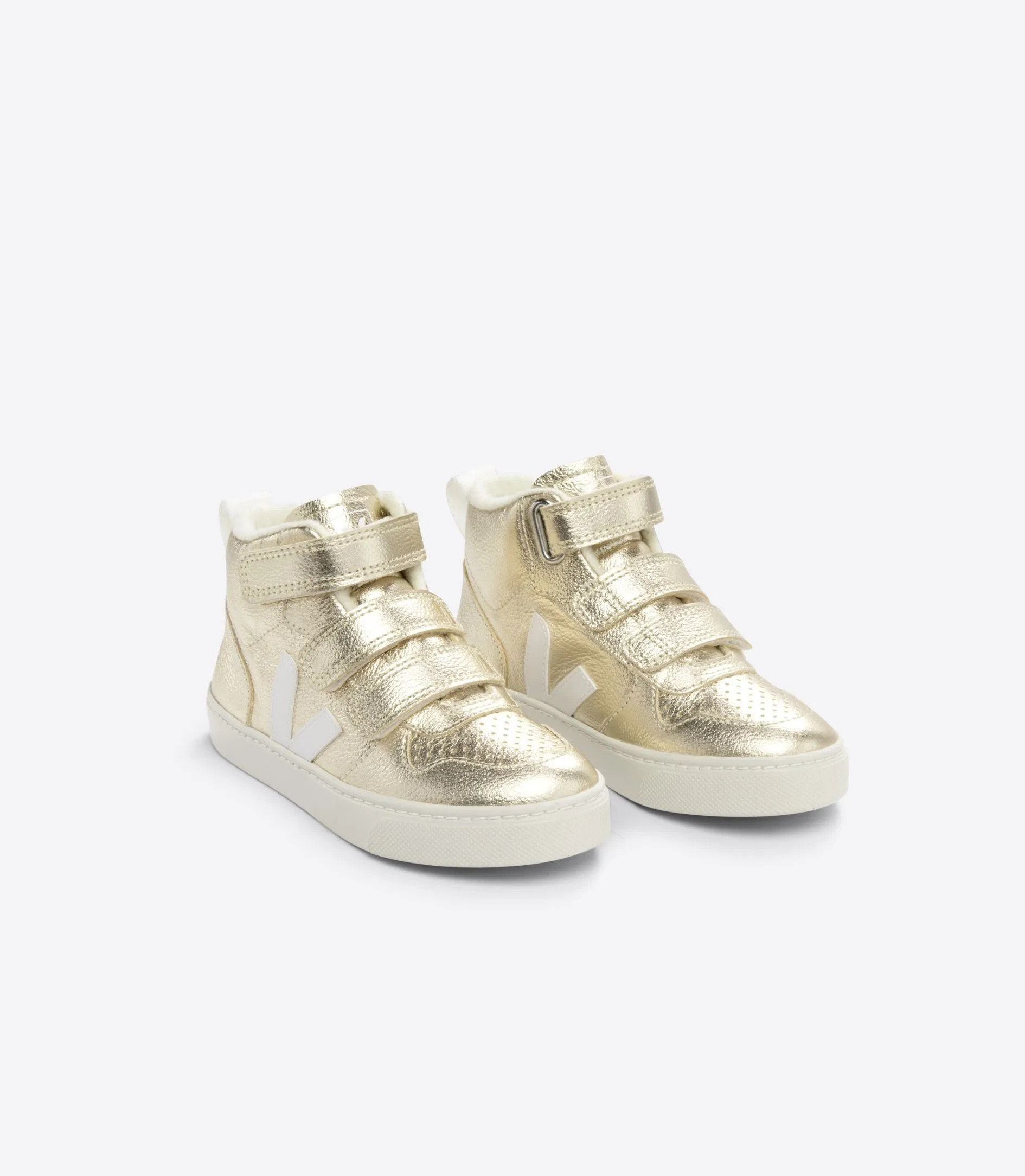 SMALL V-10 MID WINTER CHROMEFREE LEATHER | PLATINE WHITE