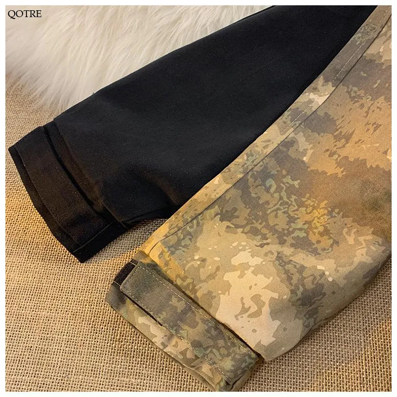 Stain-Resistant Workwear Style Camouflage Field Jacket