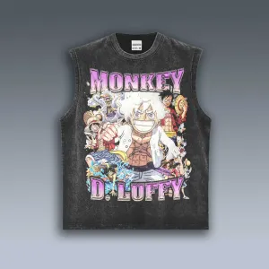 VINTAGE TANK TOP | MONKEY D. LUFFY 3.7