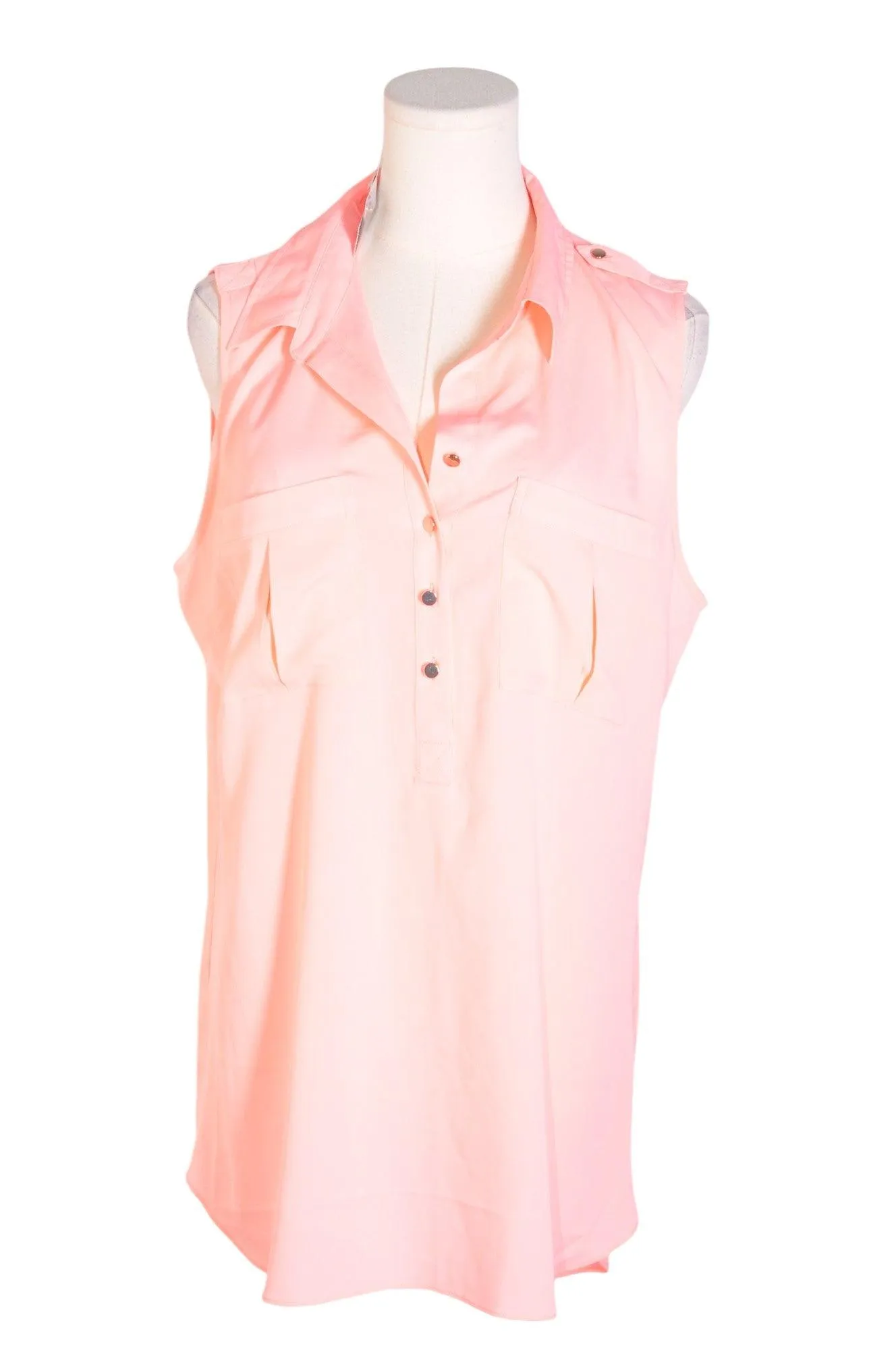 WHITE HOUSE BLACK MARKET Women Blouses Regular fit in Pink - L