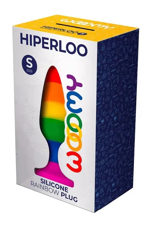 Wooomy Hiperloo Silicone Rainbow Plug S