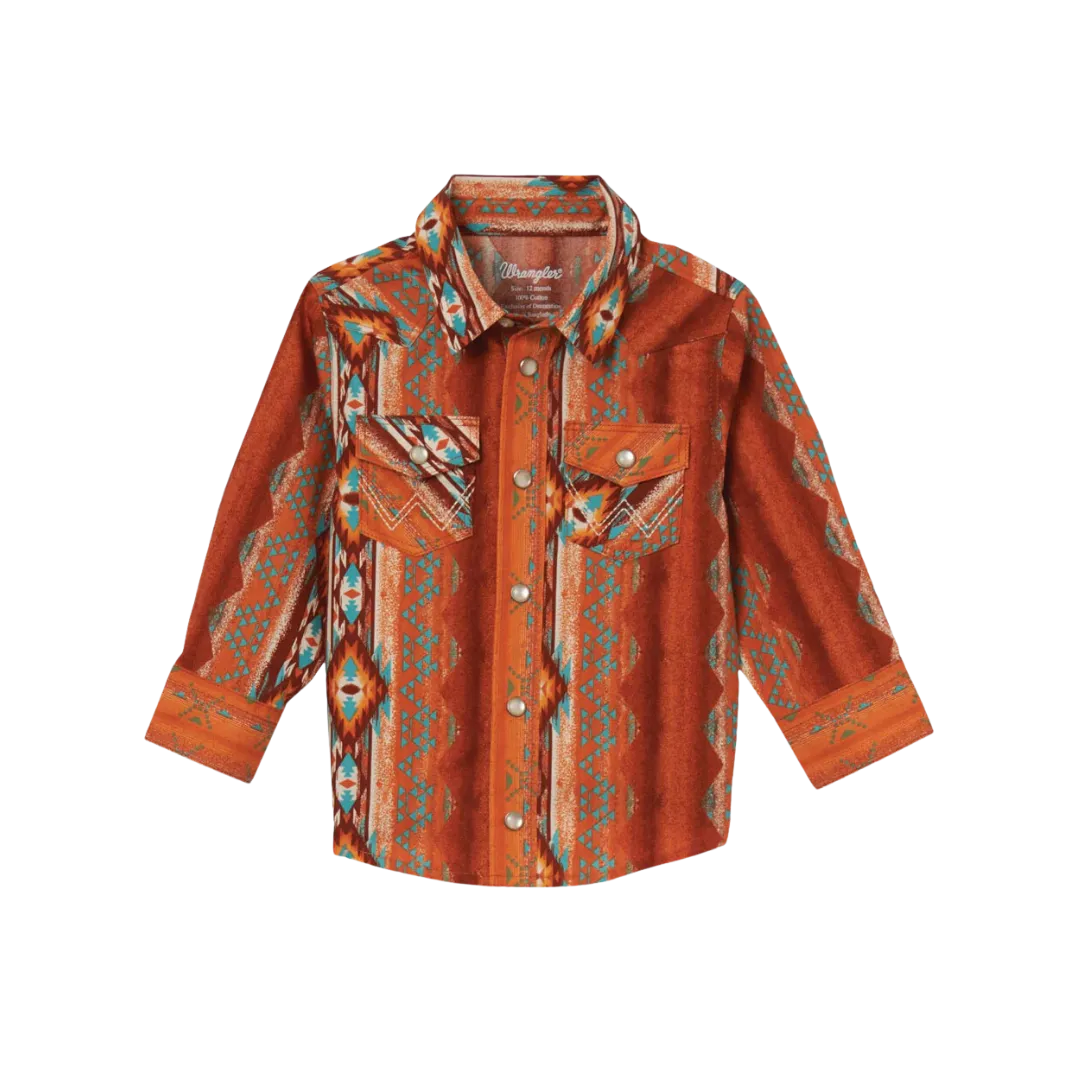 Wrangler Kid´s Rust Western Shirt