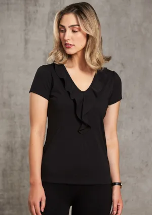 WS Ruffle Front Blouse
