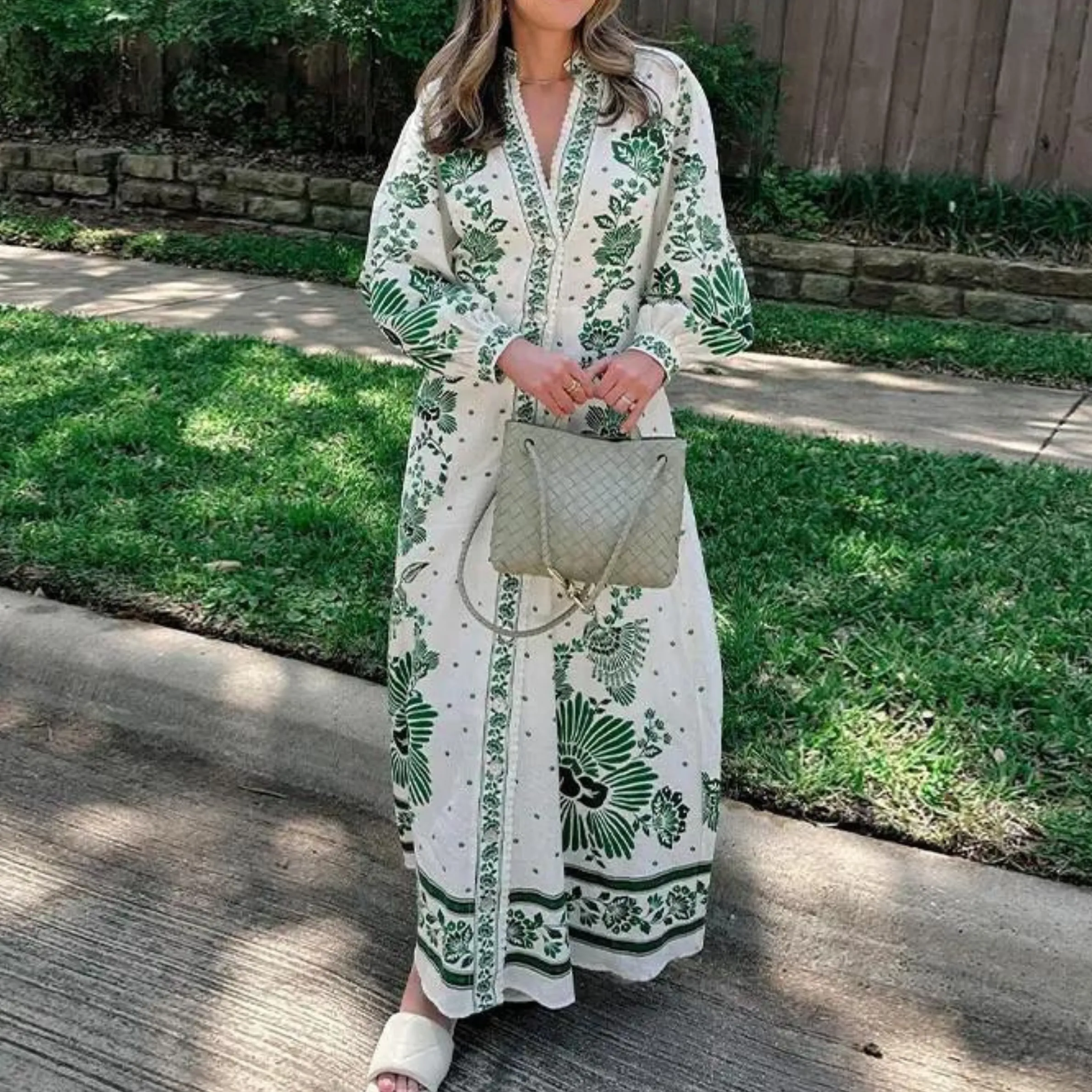 ZENDAYA - BOTANICAL MAXI DRESS