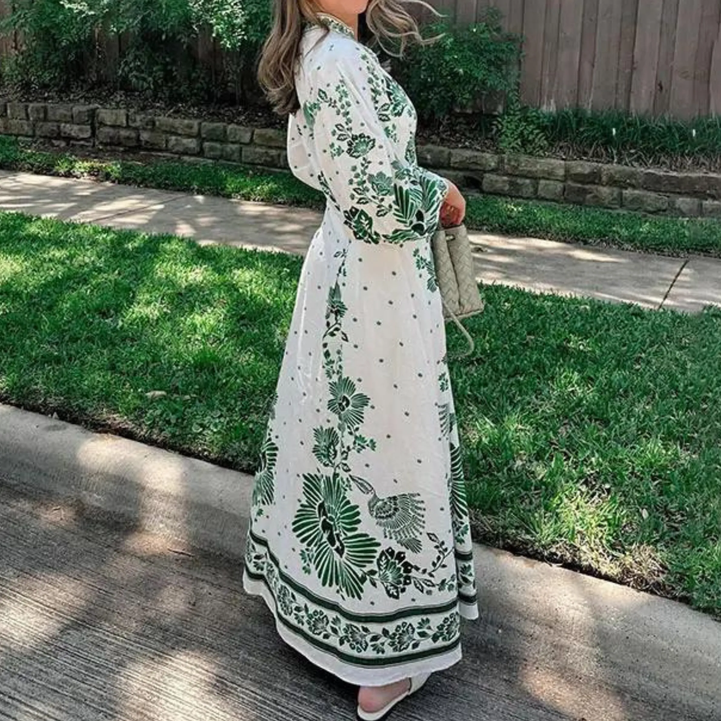 ZENDAYA - BOTANICAL MAXI DRESS